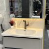 Bộ tủ gương lavabo phòng tắm cao cấp 124 - KT 80cm - KT 90cm